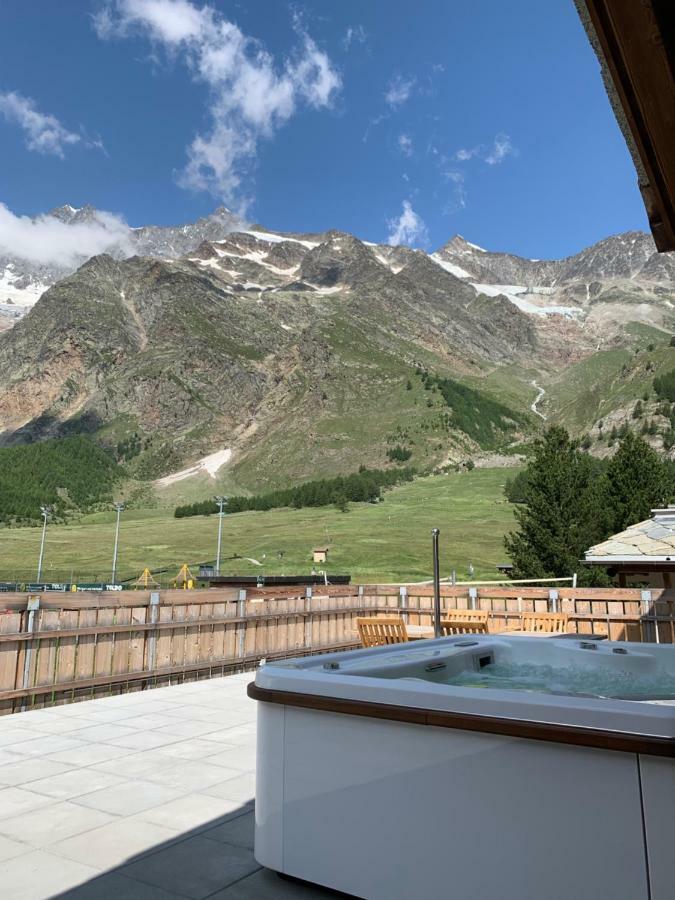 Palace Luxury Wellness Apartment And Boutique Hotel Ski-In-Out Saas-Fee Exterior foto