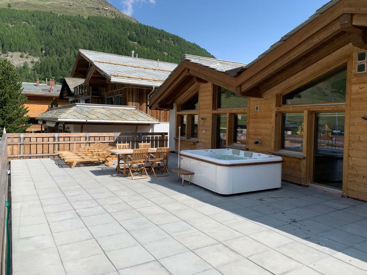 Palace Luxury Wellness Apartment And Boutique Hotel Ski-In-Out Saas-Fee Exterior foto