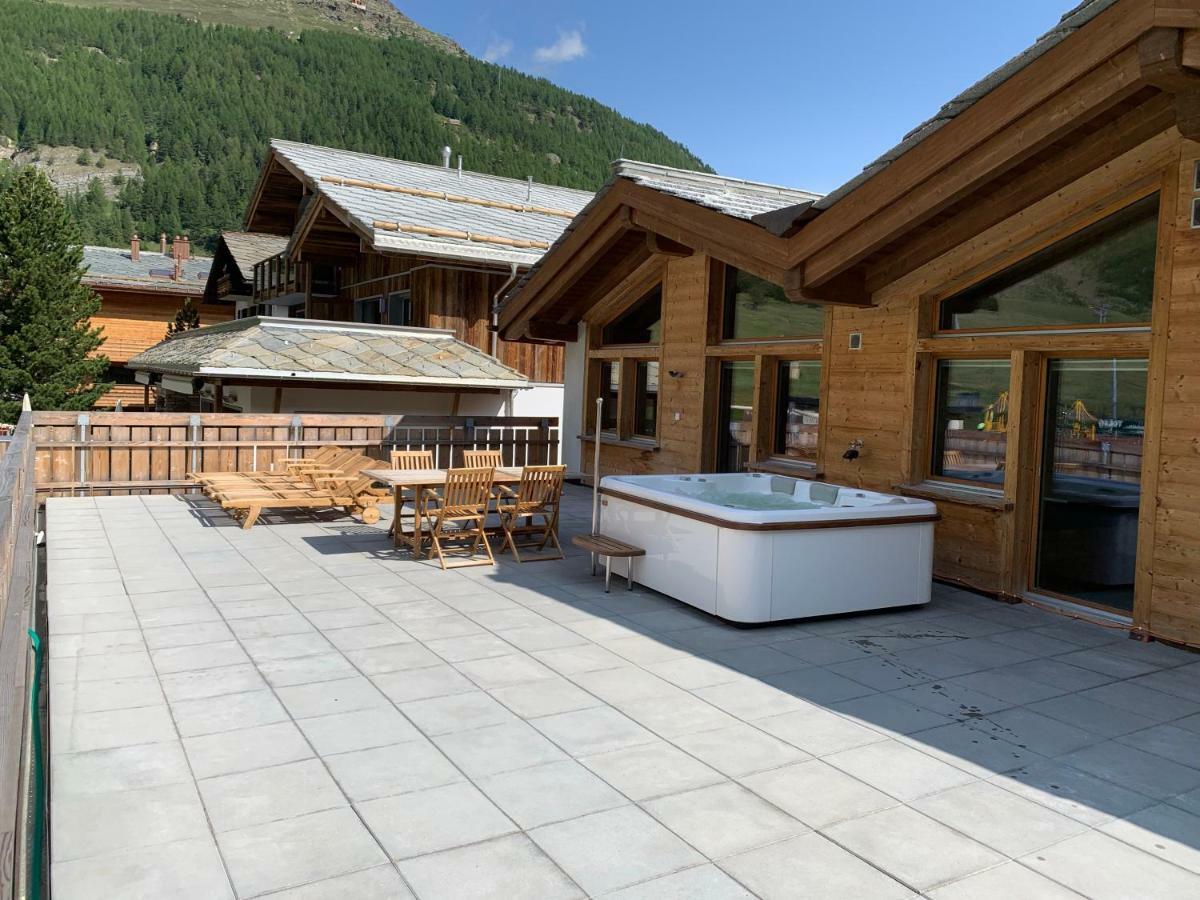 Palace Luxury Wellness Apartment And Boutique Hotel Ski-In-Out Saas-Fee Exterior foto